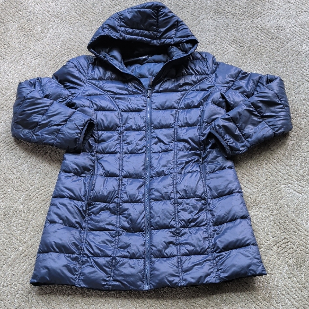 Adventure Navy Puffer Jacket Womens Medium